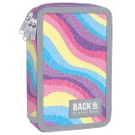 Piórnik szkolny  potrójny Backu up z wyposażenie mold