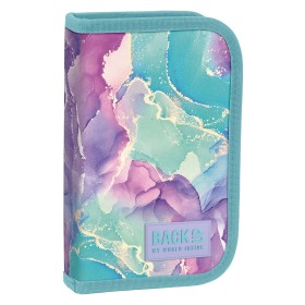 Piórnik szkolny Backup z wyposażeniem pastele dziewczyna