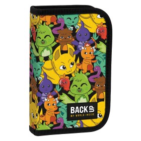 Piórnik szkolny Backup z wyposażeniem potwory chłopak