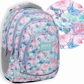 Plecak szkolny dla dziewczynki Back Up duże kwiaty, 26 l