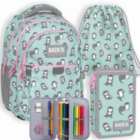 ZESTAW 3W1 PLECAK SZKOLNY PIÓRNIK WYPOSAŻENIE WOREK WYDRY