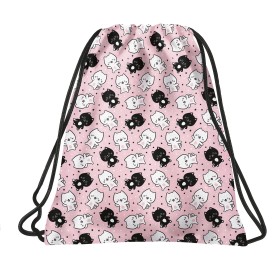 Worek obuwie Backup kotki róż dziewczynka