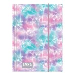 Teczka z gumką Backu up motyle pastele