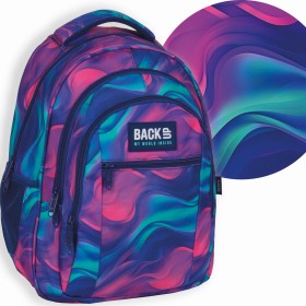 Plecak szkolny dla dziewczynki Back Up – zebra fluo, 26 l