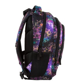 Plecak szkolny dla dziewczynki Back Up magiczna mandala, czarny, 26 l