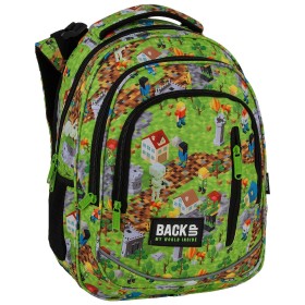 Plecak szkolny dla chłopca Back Up Minecraft, motyw gamingowy, 24 l