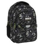 Plecak szkolny dla chłopca Back Up czarny monster z pazurami, 24 l