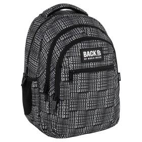 Plecak szkolny dla dziewczynki Back Up litery, czarny 26 l