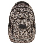 Plecak szkolny dla dziewczynki Back Up beżowy, modny, 26 l