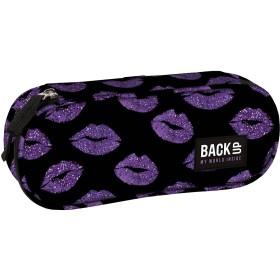 Piórnik szkolny Backup usta brokatowy do prac plastycznych