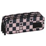 Piórnik szkolny Backup potrójny axolot kratka