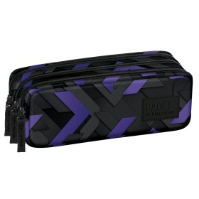 Piórnik szkolny Backup potrójny nanostripes