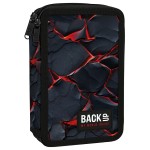 Piórnik szkolny z wyposażeniem Backup podwójny lawa