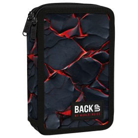 Piórnik szkolny z wyposażeniem Backup podwójny lawa