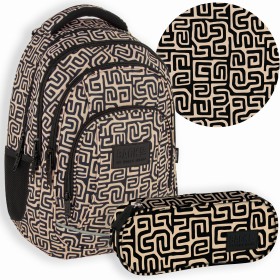 2W1PLECAK BACKUP SZKOLNY COOL BEŻ+PIÓRNIK MŁODZIEŻOWY UNIWERSALNY