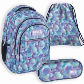 3W1PLECAK BACKUP SZKOLNY BUBBLE AI+PIÓRNIK+WOREK MŁODZIEŻOWY NOWOCZESNY