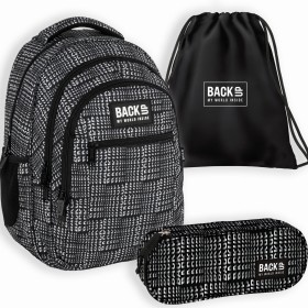 3W1PLECAK BACKUP SZKOLNY GRAFICZNY+PIÓRNIK+WOREK MŁODZIEŻOWY