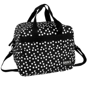 Torba podróżna  Back Up 40×30×20 cm, darmowy bagaż podręczny Ryanair WizzAir Kropki