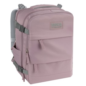 Plecak podróżny kabinowy BACKUP 40x30x20 Ryanair Wizz Air różowy laptop 24L 