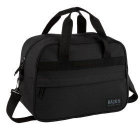 Torba podróżna BACKUP 40x30x20 kabinowa Ryanair Wizz Air czarna minimalistyczna