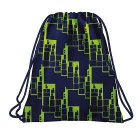 Worek na buty chłopięcy BackUP gamingowy neon