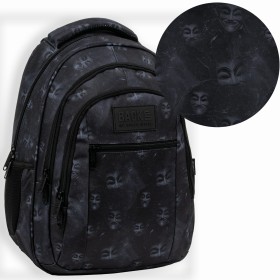 Plecak szkolny dla chłopca czarny szary, haker26 l