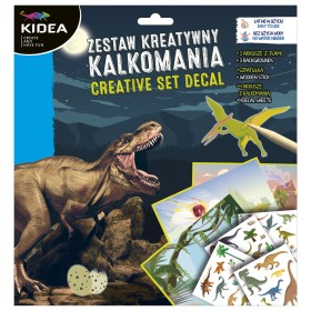 Zestaw kreatywny - kalkomania dinozaur