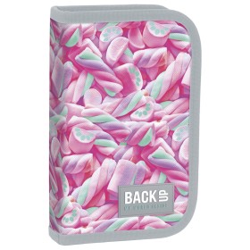 Piórnik szkolny  z wyposażeniem  Backu up  kolorowe pianki