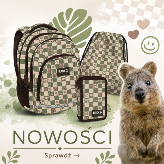 Nowości, kolekcje szkolne Backup