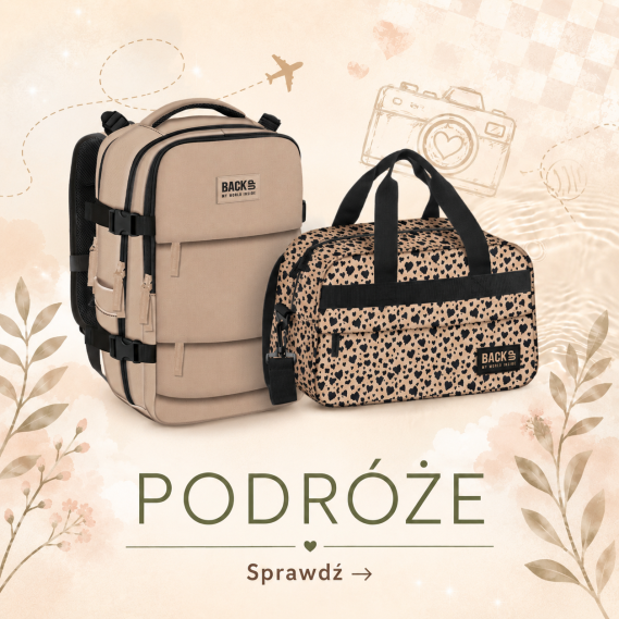 plecaki podróżne, wycieczkowe, do samolotu
